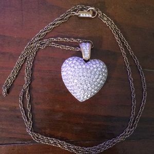 Swarovski heart pendant